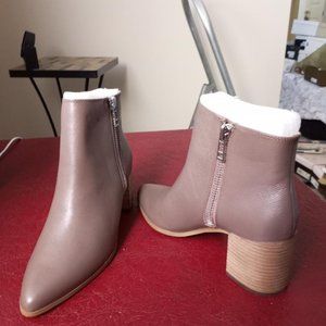 Taupe Ankle Boots - Size 9